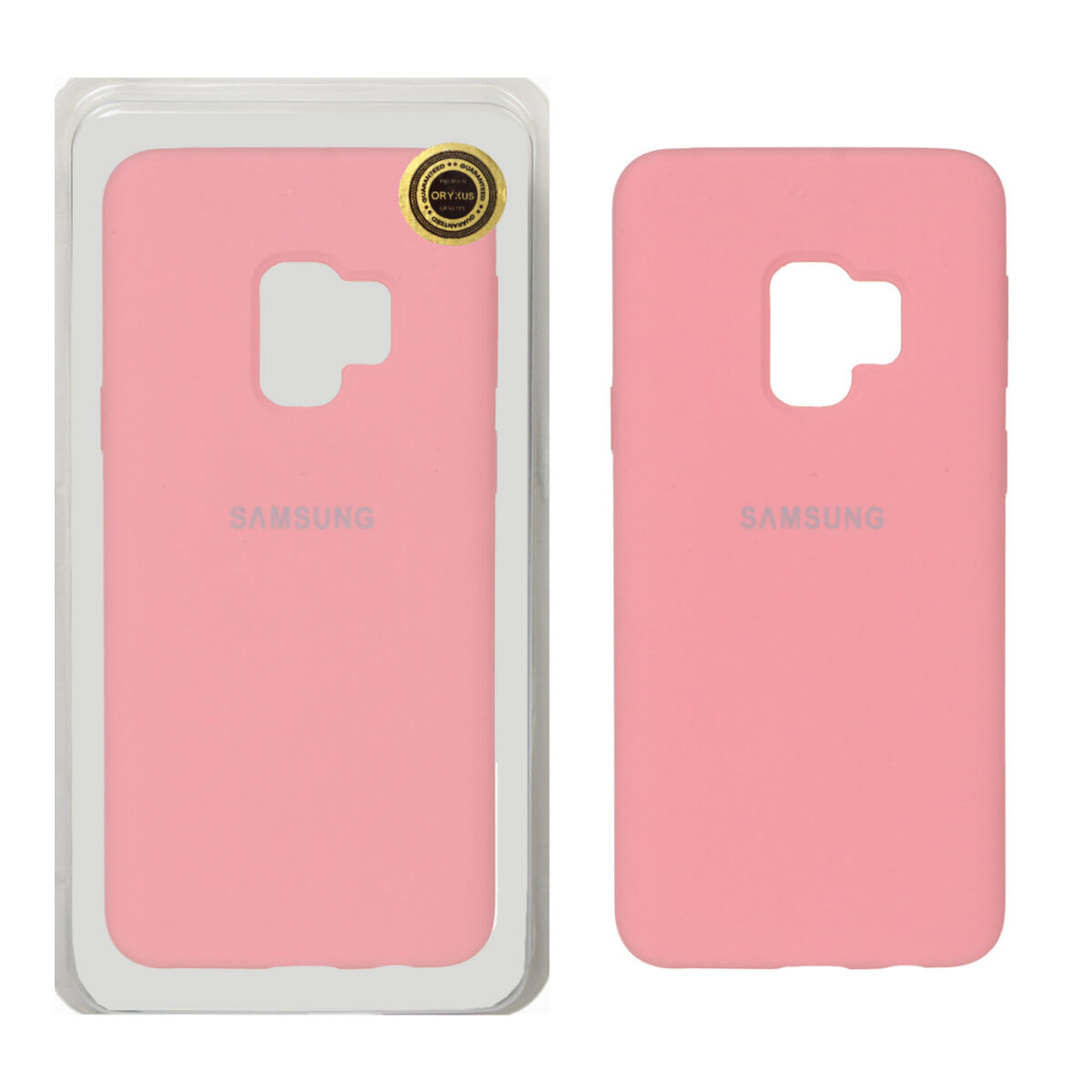 قاب سیلیکونی پاک کنی اورجینال ++A مدل Samsung Galaxy S9 - گلبهی (پک دار) - ORX - تصویر 1