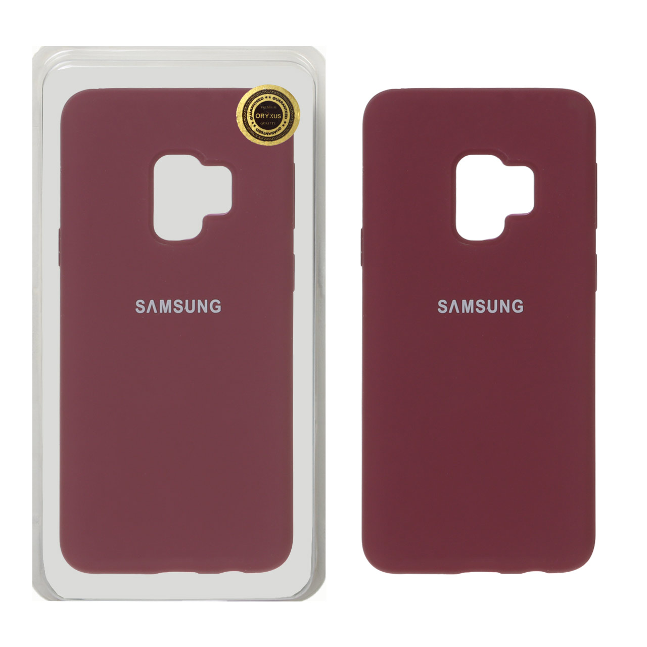 1426232 قاب سیلیکونی پاک کنی اورجینال ++A مدل Samsung Galaxy S9 - زرشکی (پک دار) - ORX - تصویر 1