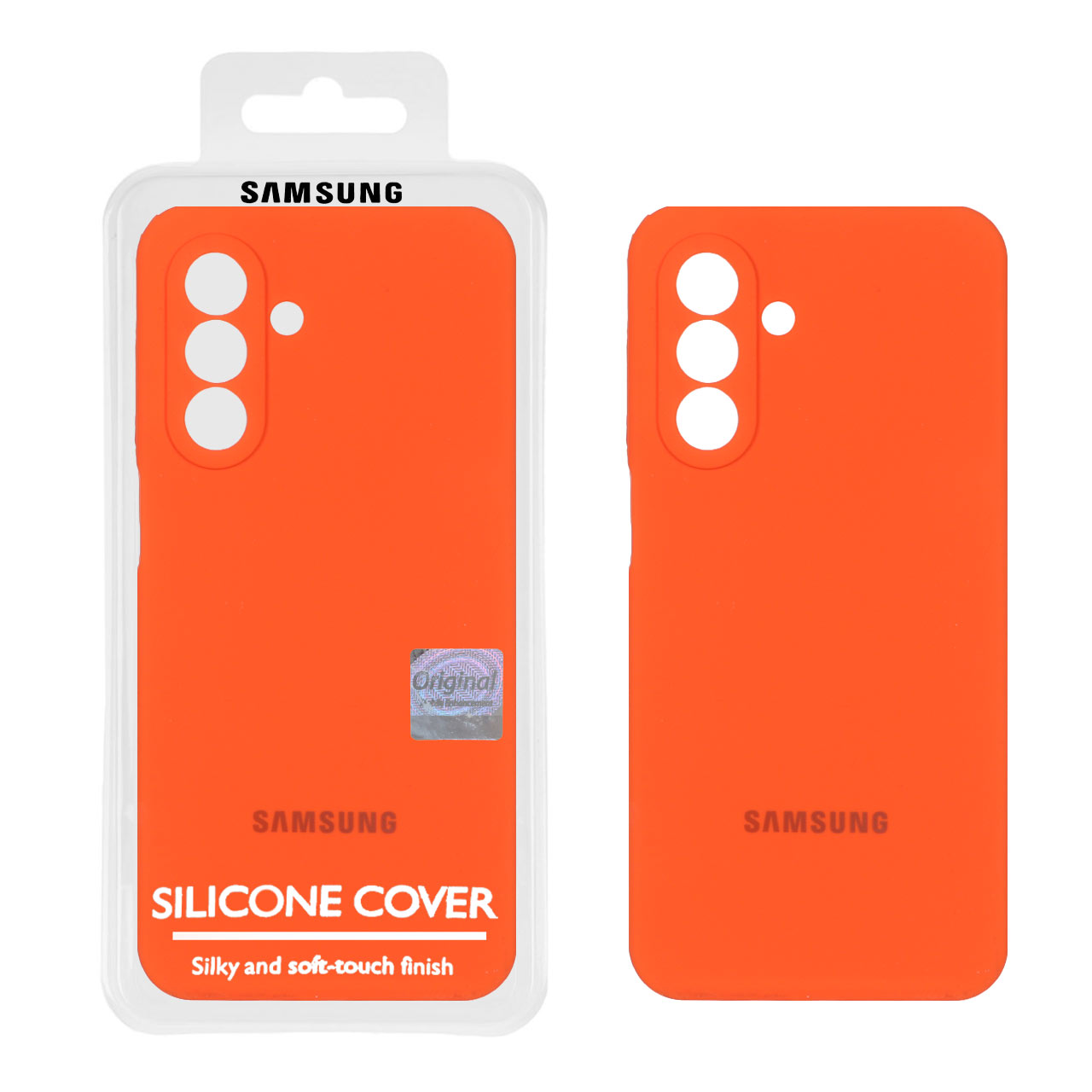 1429786.jpg قاب سیلیکونی پاک کنی اورجینال Master Quality مدل Samsung Galaxy A26 - نارنجی (پک دار) - تصویر 1