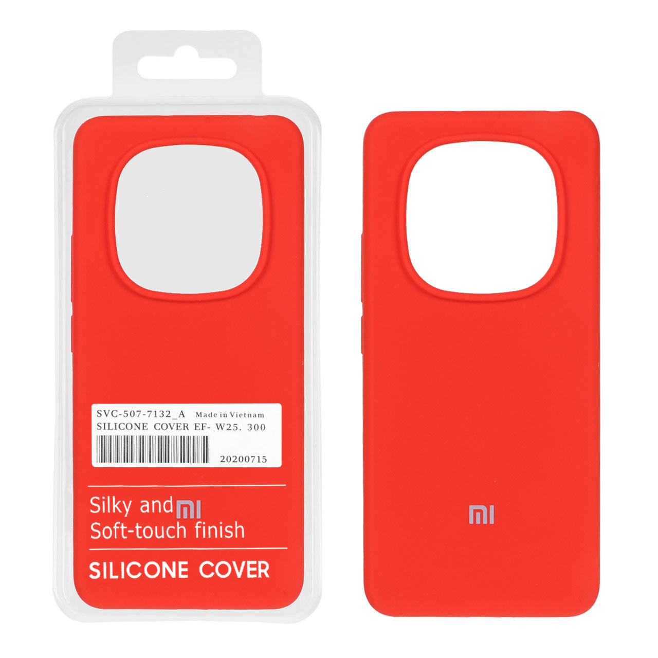 1435066.jpg قاب سیلیکونی پاک کنی اورجینال درجه یک Xiaomi Redmi Note 14 Pro 4G - قرمز (پک دار) - تصویر 1