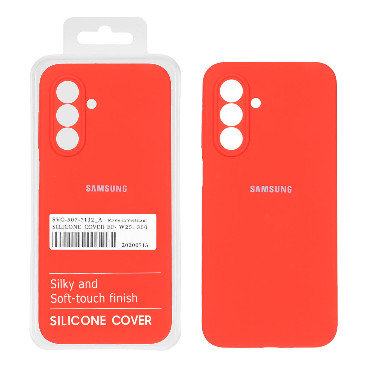 1435094.jpg قاب سیلیکونی پاک کنی اورجینال درجه یک Samsung Galaxy A26 - قرمز (پک دار) - تصویر 1