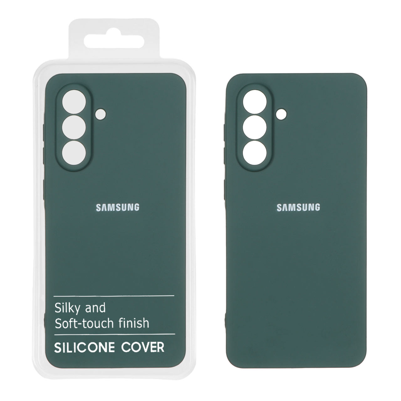 1441360 قاب سیلیکونی HighCopy مدل Samsung Galaxy A56 / A36 - سبز تیره (پک دار) - PL - تصویر 1