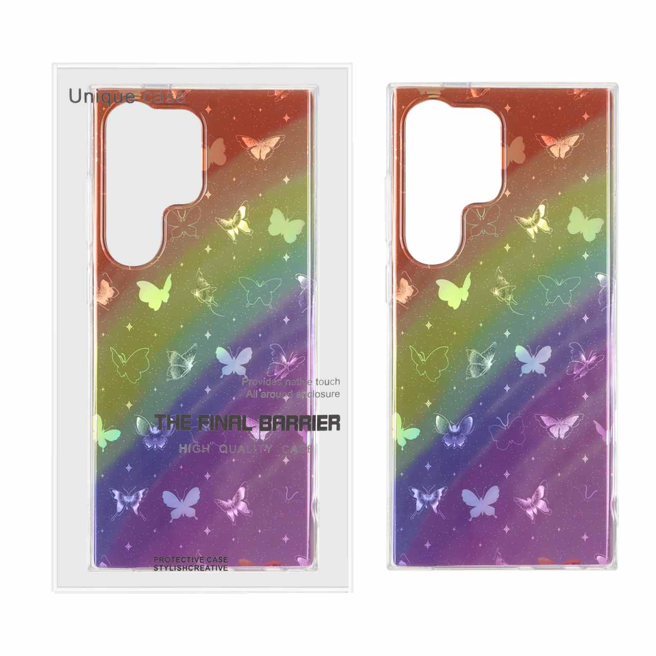 1456208 قاب Butterfly دور ژله ای هولوگرامی Samsung Galaxy S24 Ultra - طرح 66 - تصویر 1