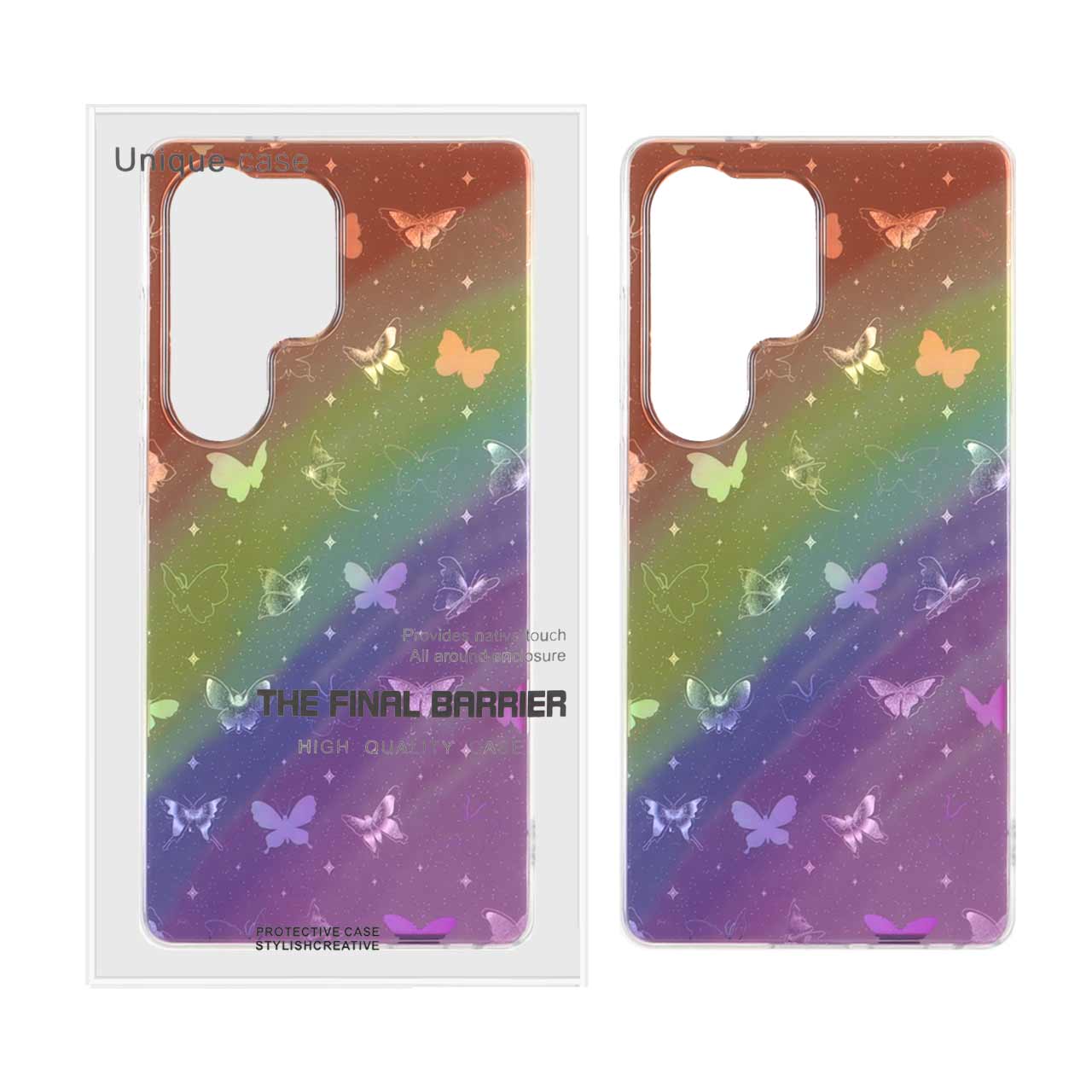 1456252 قاب Butterfly دور ژله ای هولوگرامی Samsung Galaxy S25 Ultra - طرح 88 - تصویر 1