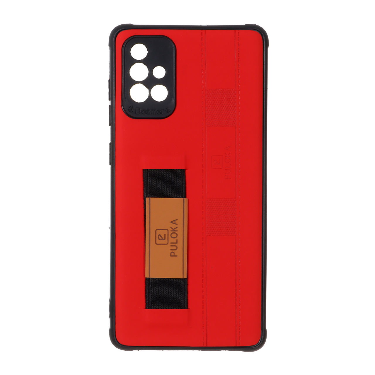 1457454 قاب Puloka فینگربند کشی Samsung Galaxy A71 - قرمز - تصویر 1