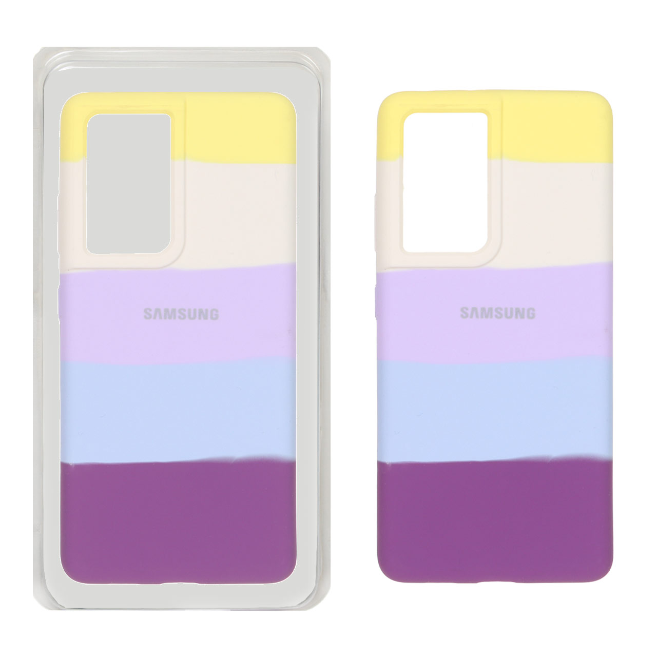 1458830 قاب سیلیکونی آبرنگی اورجینال Samsung Galaxy S21 Ultra - کد 1883 (پک دار) - تصویر 1
