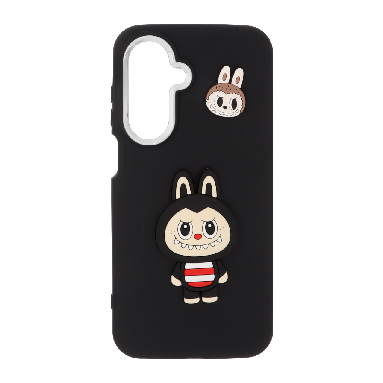 1467394 قاب Labubu برجسته لنز سیلور Samsung Galaxy A17 / A26 - مشکی - MPS - تصویر 1