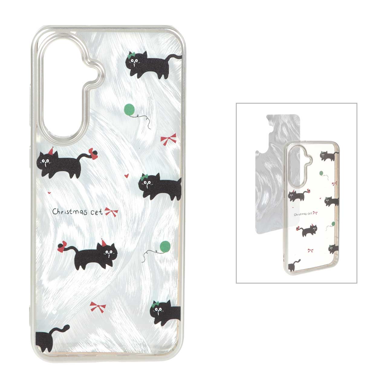 1479142 قاب ژله ای طرح دار سیلور Samsung Galaxy A56 / A36 - کد 38 - تصویر 1