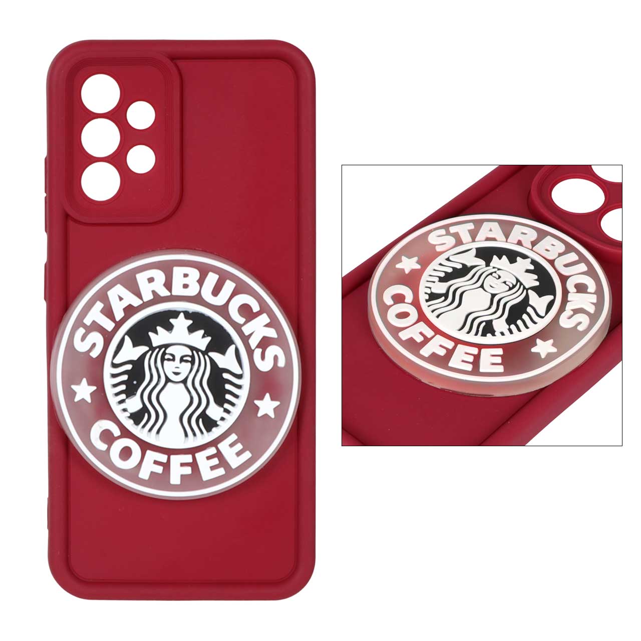 1482808 قاب Solid Case عروسک برجسته چراغ دار Samsung Galaxy A32 4G - طرح 235 - تصویر 1