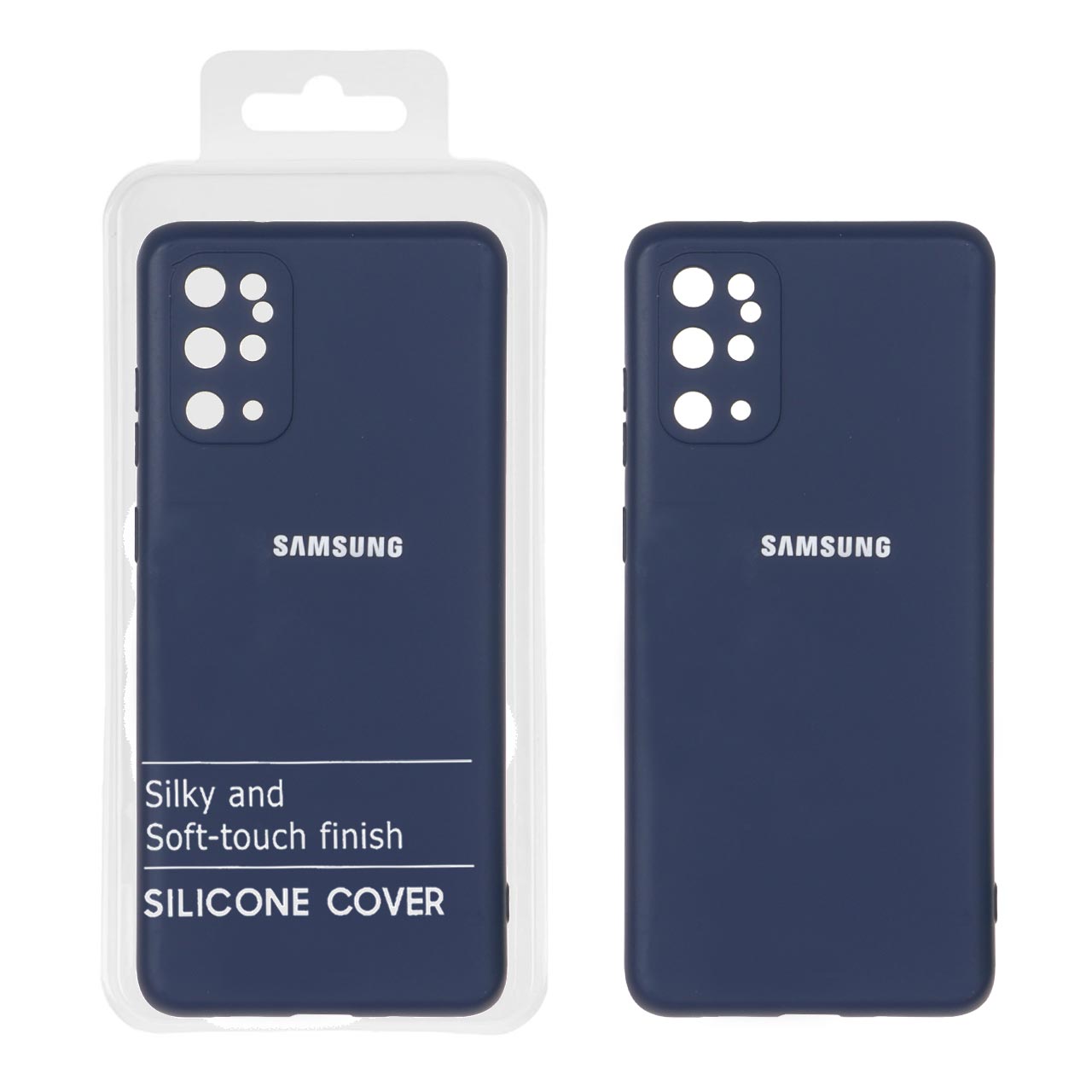 1486918 قاب نیو سیلیکون محافظ لنزدار Samsung Galaxy S20 Plus - RFF - سرمه ای (پک دار) - تصویر 1