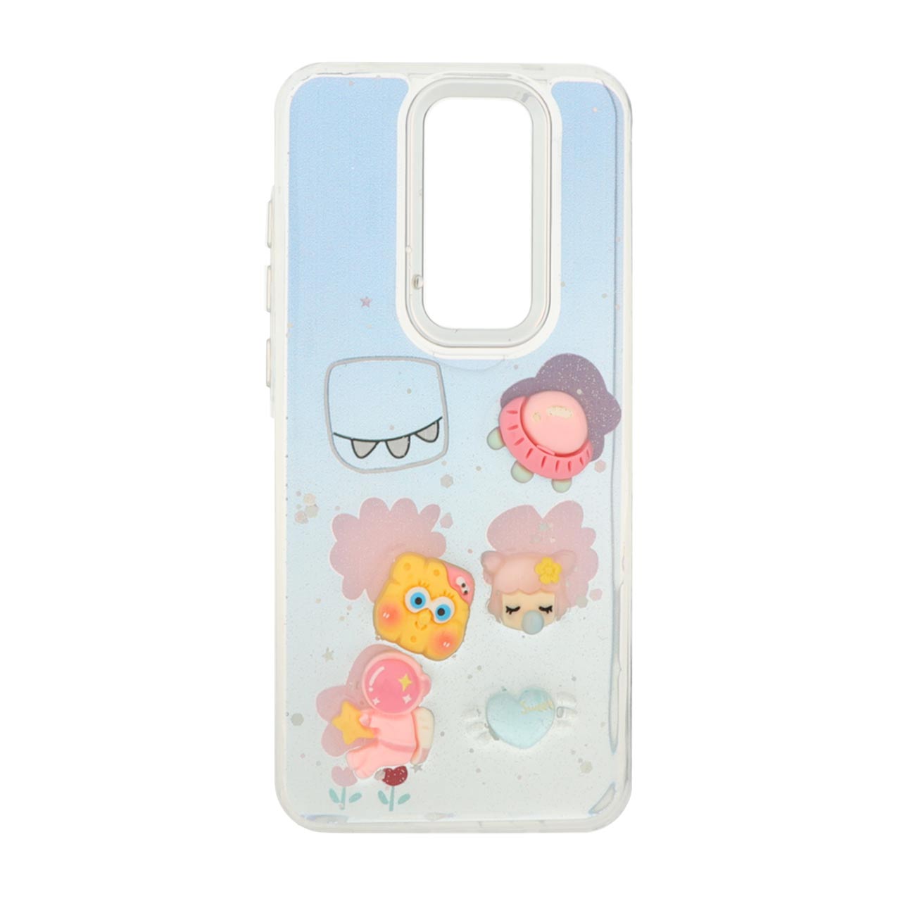 1487686 قاب اکلیلی رزینی عروسک برجسته لنز کروم Xiaomi Redmi Note 8 Pro - طرح 20 - تصویر 1