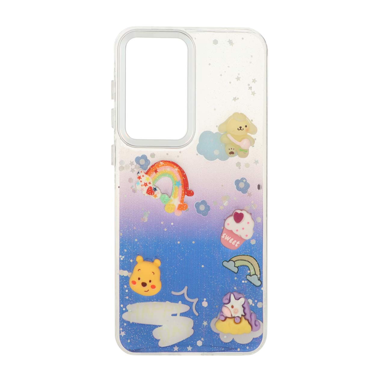 1488108 قاب اکلیلی رزینی عروسک برجسته لنز کروم Samsung Galaxy A56 / A36 - طرح 231 - تصویر 1