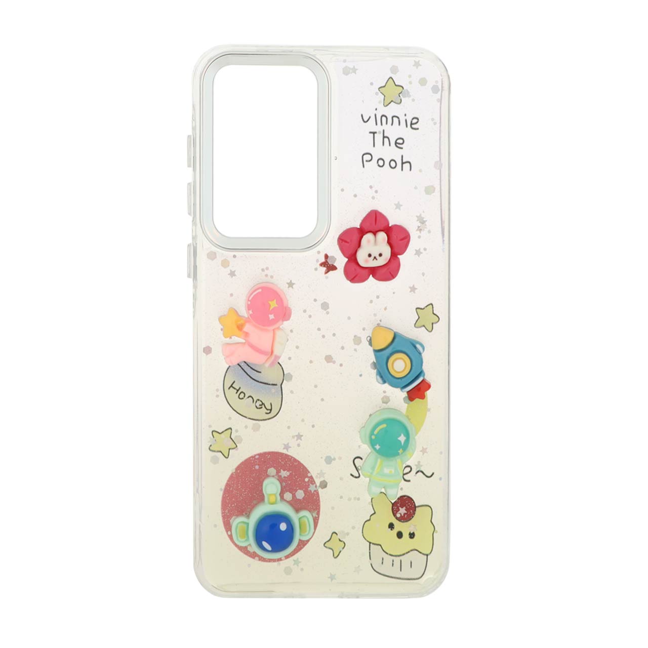 1488116 قاب اکلیلی رزینی عروسک برجسته لنز کروم Samsung Galaxy A56 / A36 - طرح 235 - تصویر 1