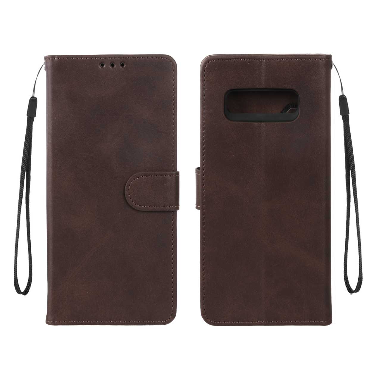 1500856 کیف موبایل مگنتی درجه یک MNC مدل Samsung Galaxy S10 Plus - قهوه ای - تصویر 1