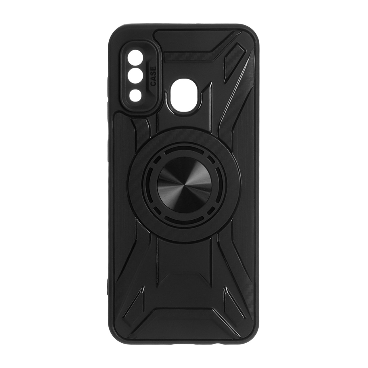 1504732 قاب طرح بتمن لیزری محافظ لنزدار Samsung Galaxy A30 / A20 - مشکی - تصویر 1