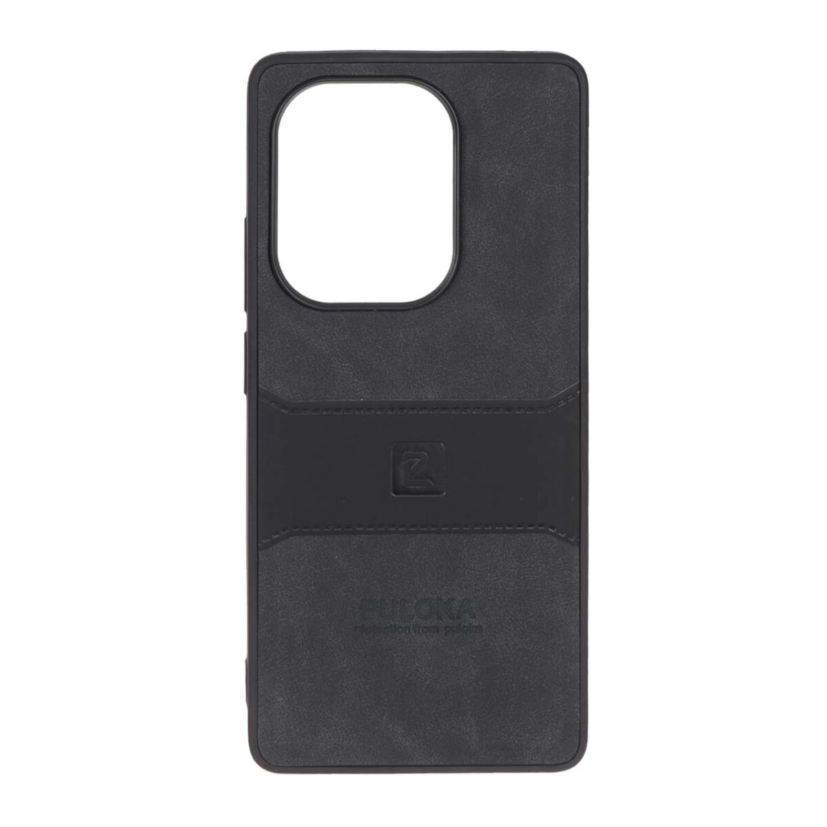 قاب Puloka جیر دور دوخت Xiaomi Redmi Note 14S / Note 13 Pro 4G / Poco M6 Pro 4G - مشکی - تصویر 1