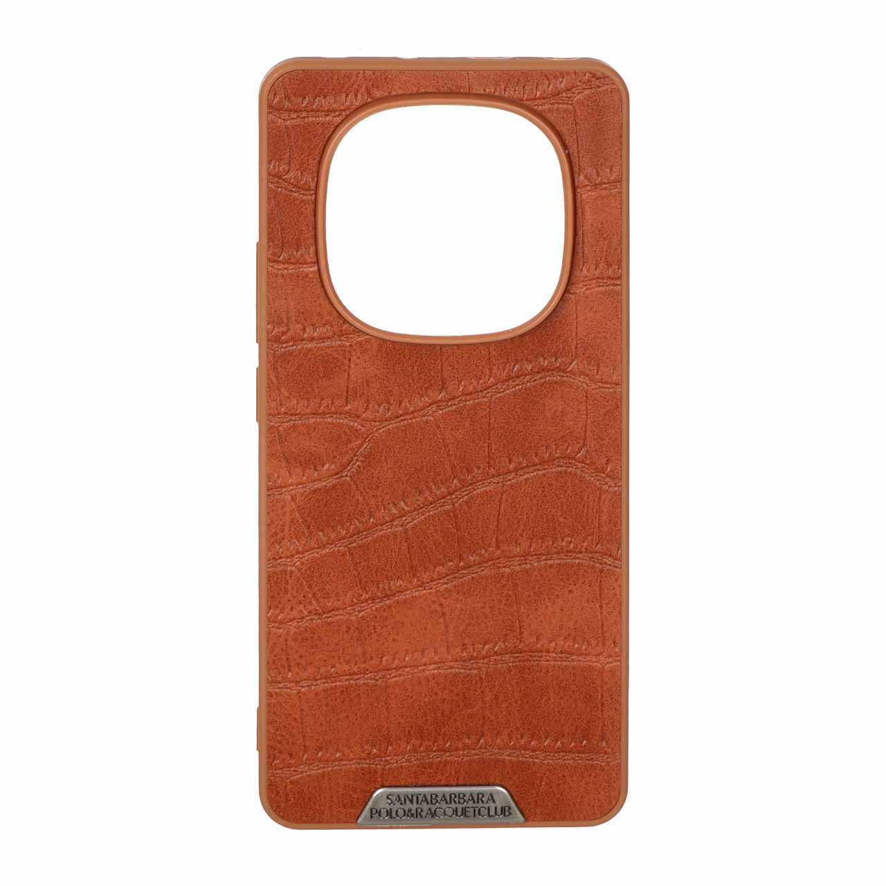 1510684 قاب Santa Barbara طرح چرم کروکودیل Xiaomi Redmi Note 14 Pro 4G - قهوه ای روشن - تصویر 1