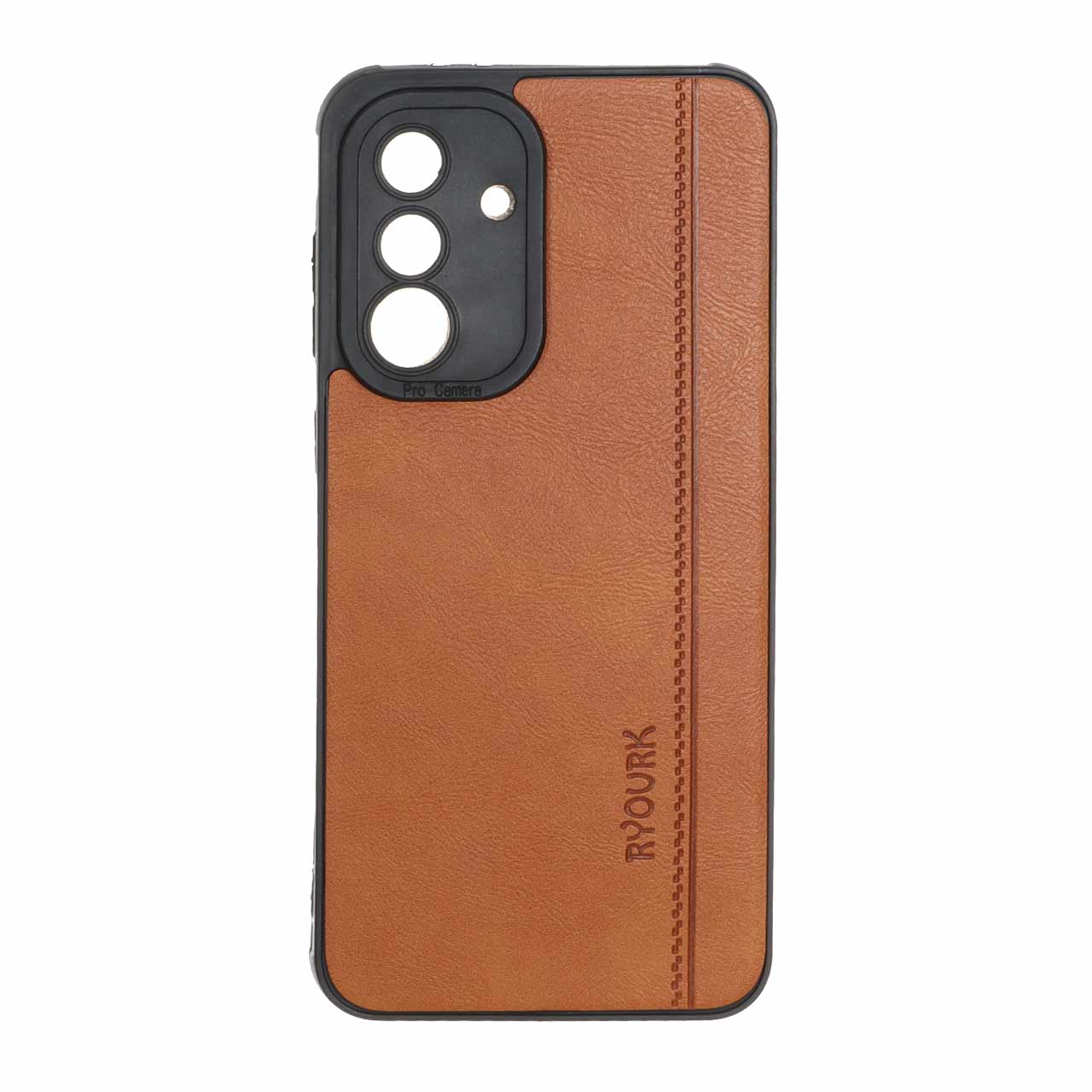 1512100 قاب طرح چرم RYOURK مدل Samsung Galaxy A56 / A36 - عسلی - تصویر 1