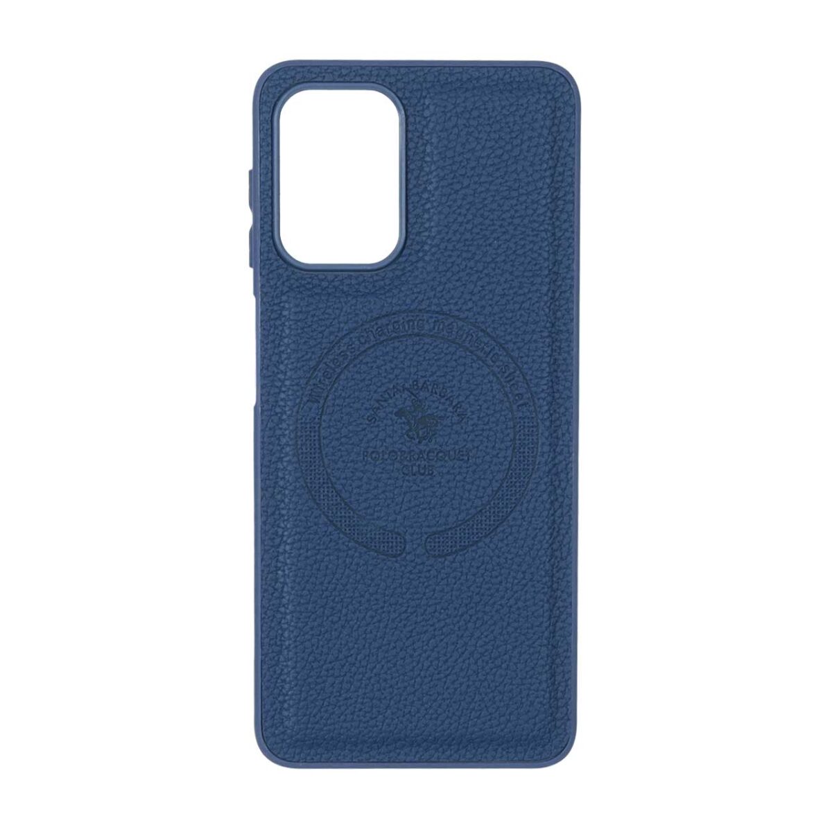 قاب چرم طرح Magnetic مدل Samsung Galaxy A22 4G / M32 4G / F22 - سرمه ای - تصویر 1