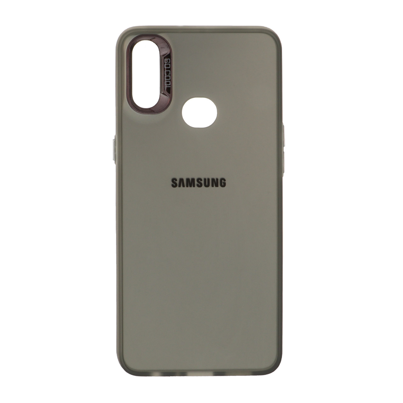 1514136 قاب So Cool لنز متال لوگودار Samsung Galaxy A10s - مشکی - تصویر 1