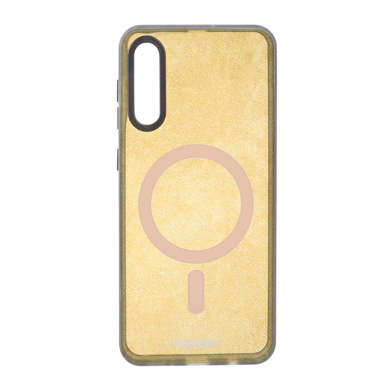 1517150 قاب Spigen طرح مگ سیف پشت سخت دور مات Samsung Galaxy A50 / A50s / A30s - قهوه ای - تصویر 1