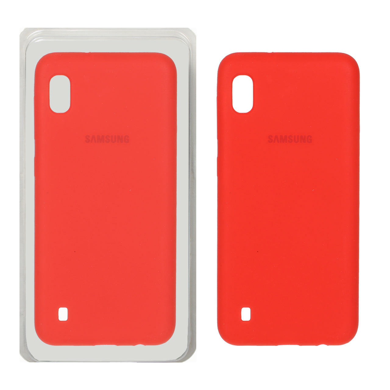 1518264 قاب سیلیکونی پاک کنی اورجینال Samsung Galaxy A10 / M10 - قرمز (پک دار) - تصویر 1