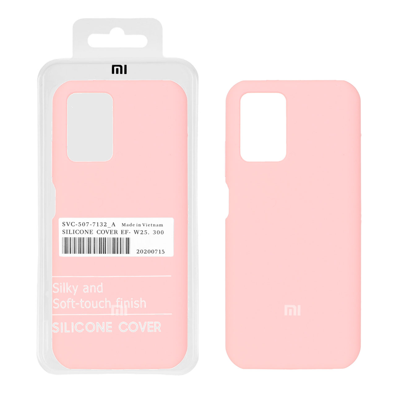 1518924 قاب سیلیکونی پاک کنی اورجینال درجه یک Xiaomi Redmi Note 10 4G / Redmi Note 10S / Poco M5S - صورتی (پک دار) - تصویر 1