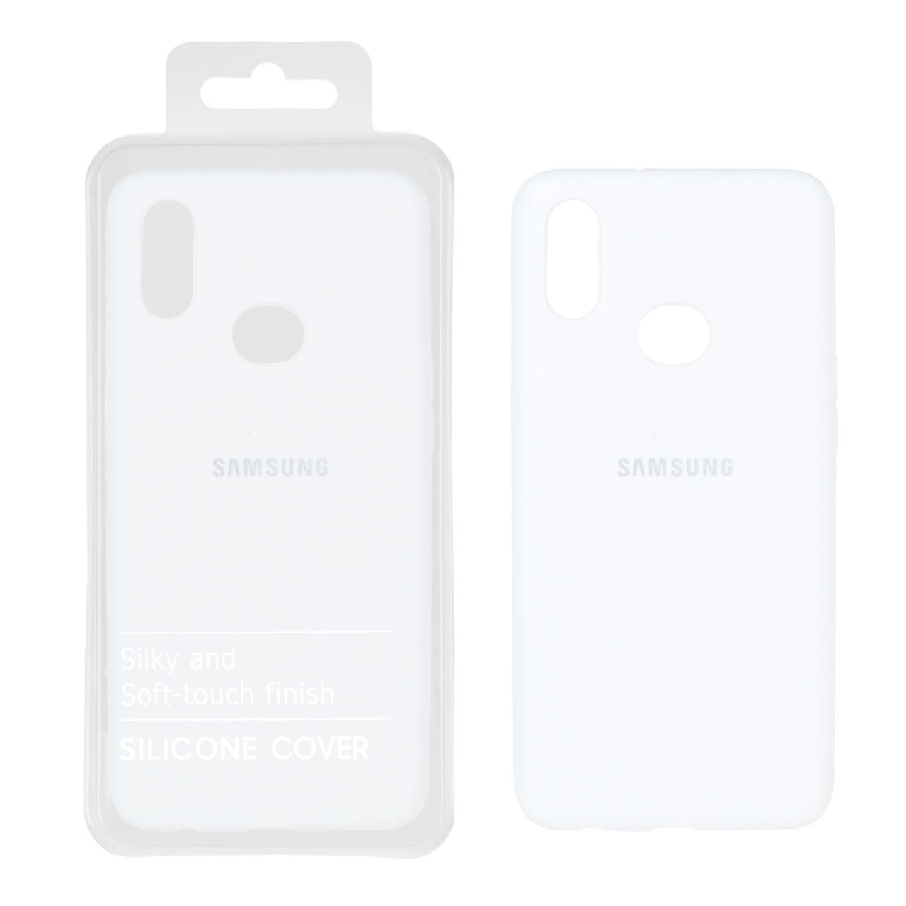 1521398 قاب سیلیکونی پاک کنی اورجینال درجه یک Samsung Galaxy A10s - سفید (پک دار) - NTC - تصویر 1