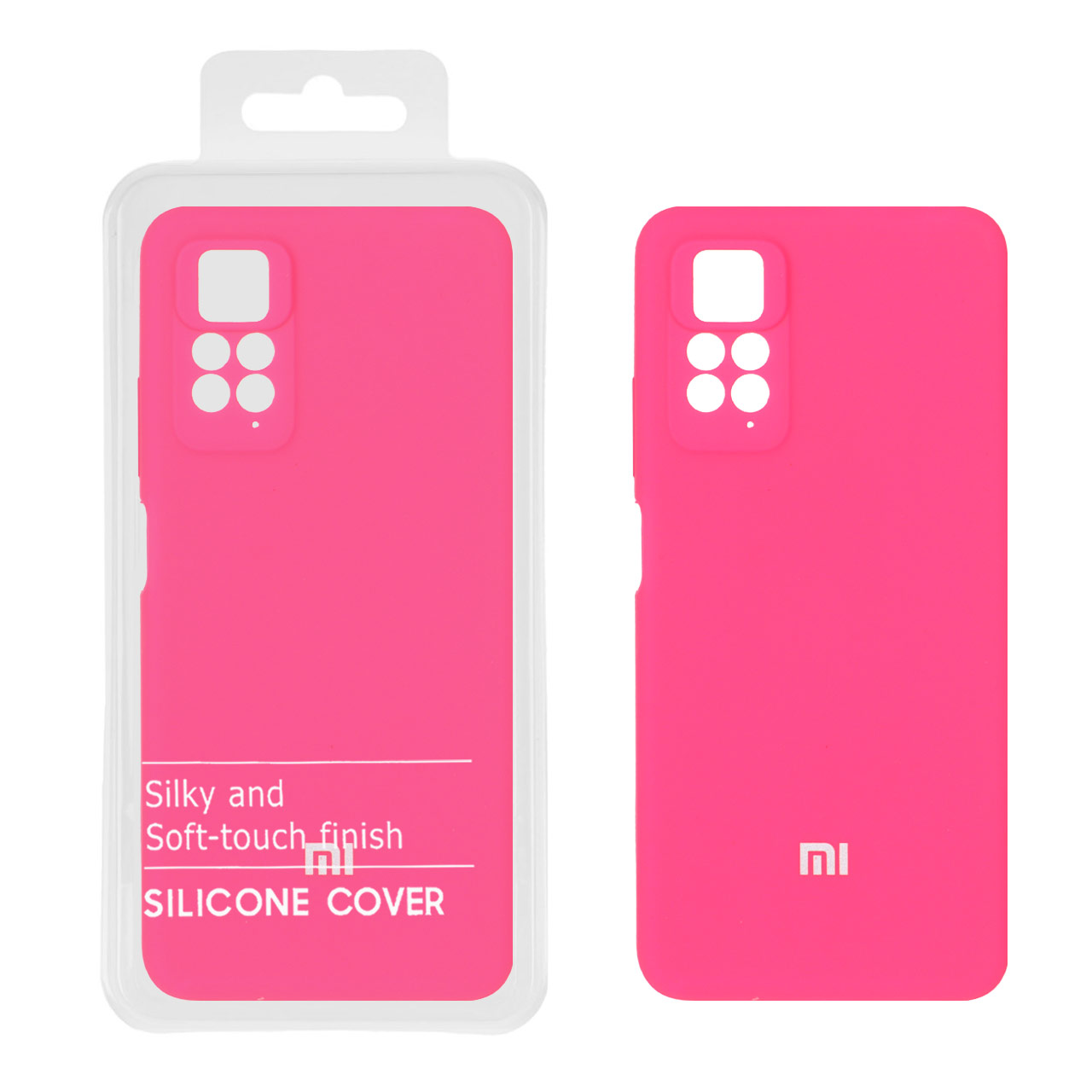 1521716 قاب سیلیکونی پاک کنی اورجینال درجه یک Xiaomi Redmi Note 12 Pro 4G / Redmi Note 11 Pro - صورتی فانتزی (پک دار) - NTC - تصویر 1