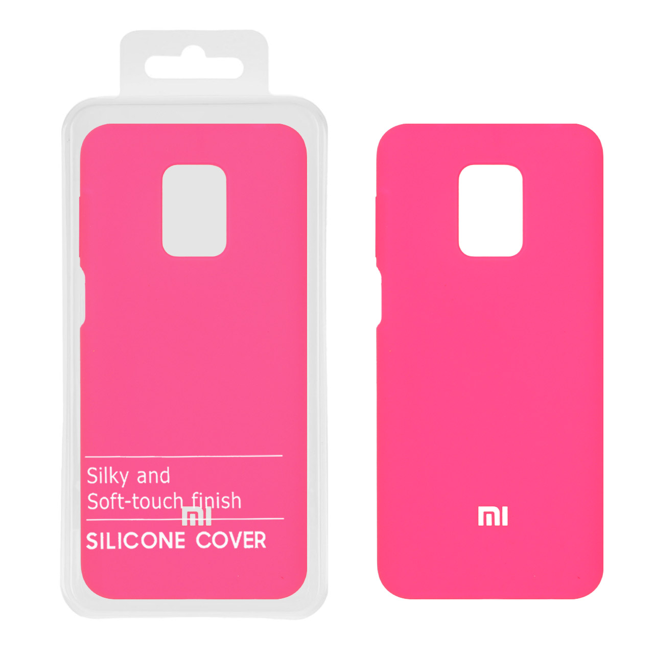 1521738 قاب سیلیکونی پاک کنی اورجینال درجه یک Xiaomi Redmi Note 9S / Redmi Note 9 Pro / Redmi Note 9 Pro Max - صورتی فانتزی (پک دار) - NTC - تصویر 1