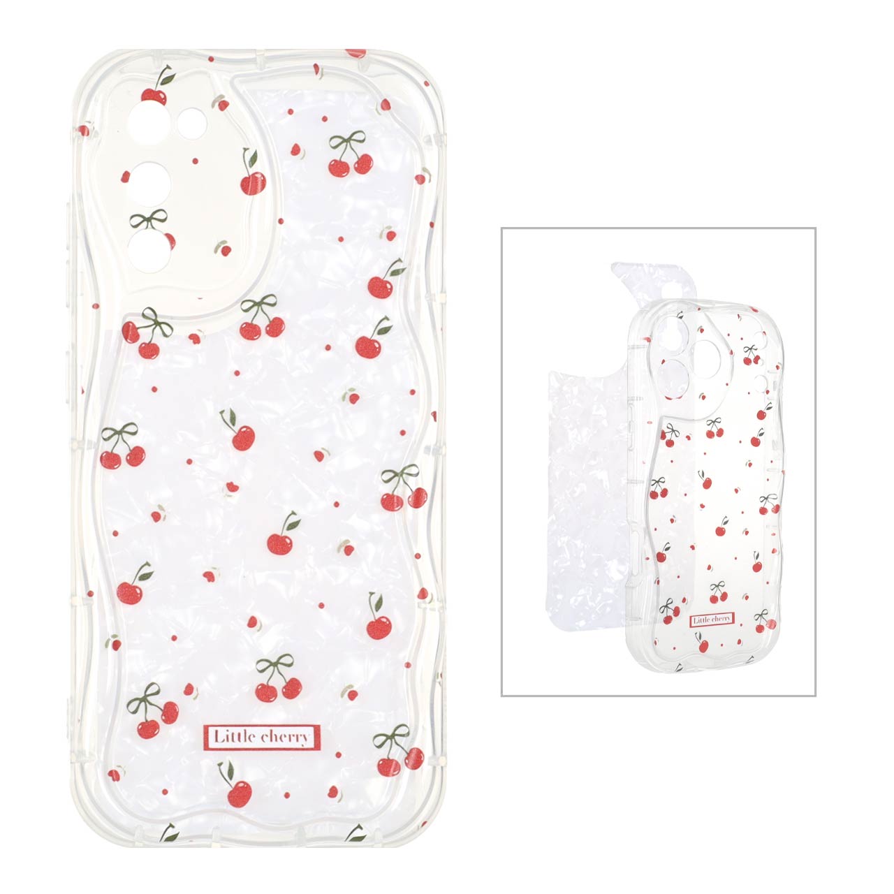1522316 قاب کنگره ای ژله ای شفاف طرح دار با کاور ماربل Samsung Galaxy S20 FE - کد 272 - تصویر 1
