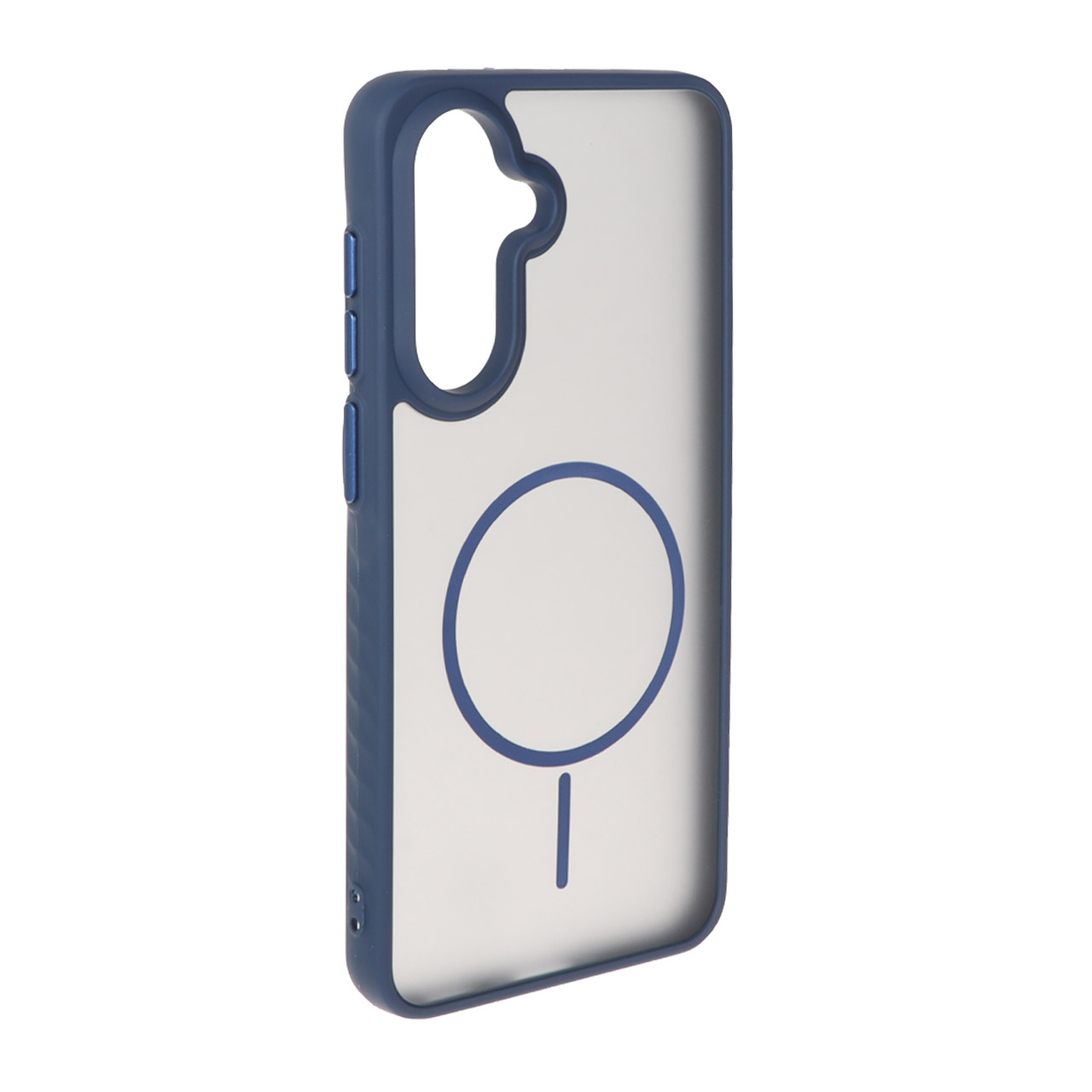 1524388 قاب مات طرح مگ سیف دور هاشور Samsung Galaxy A56 / A36 - سرمه ای - تصویر 1