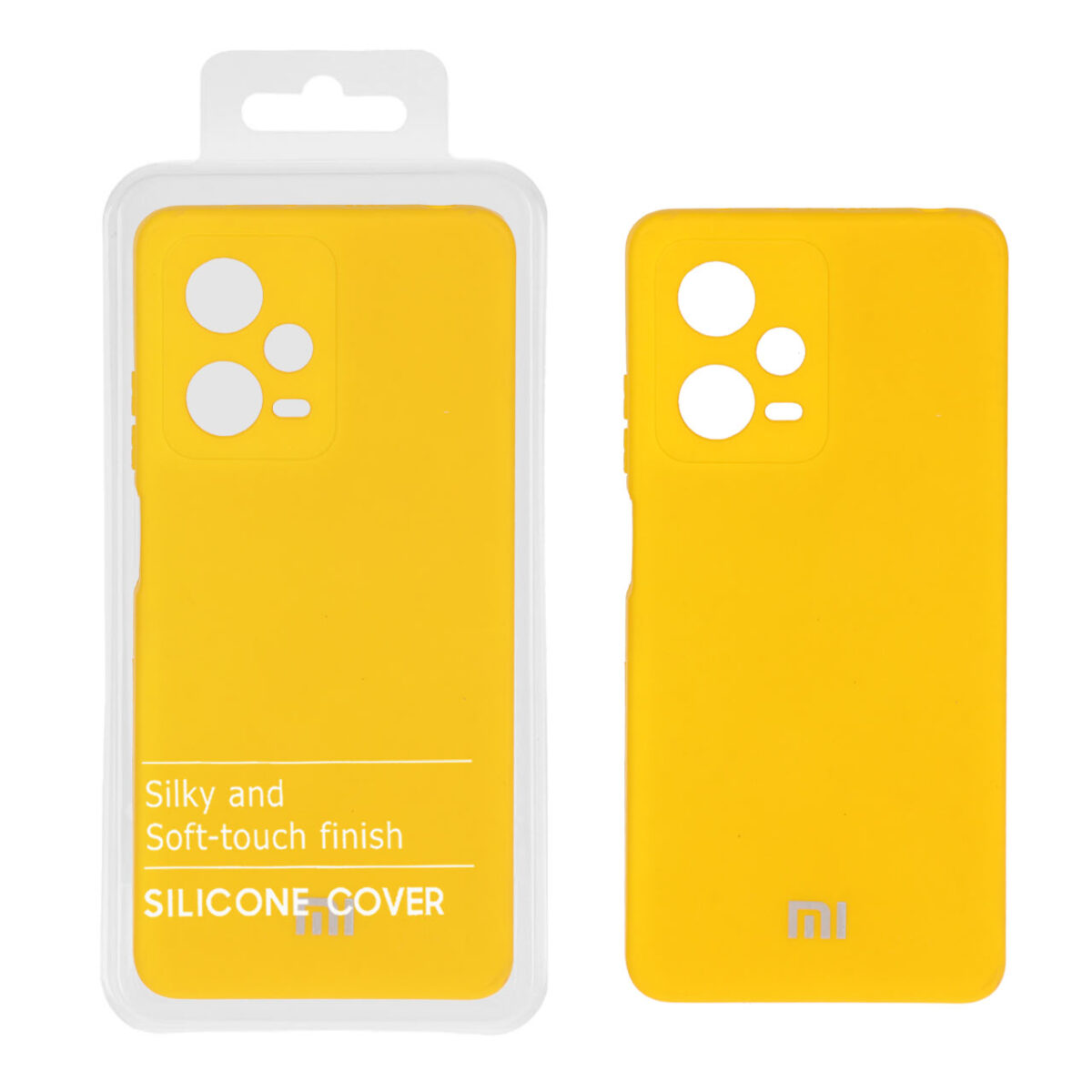 قاب نیو سیلیکون محافظ لنزدار Xiaomi Redmi Note 12 Pro Plus - RFF - زرد (پک دار) - تصویر 1