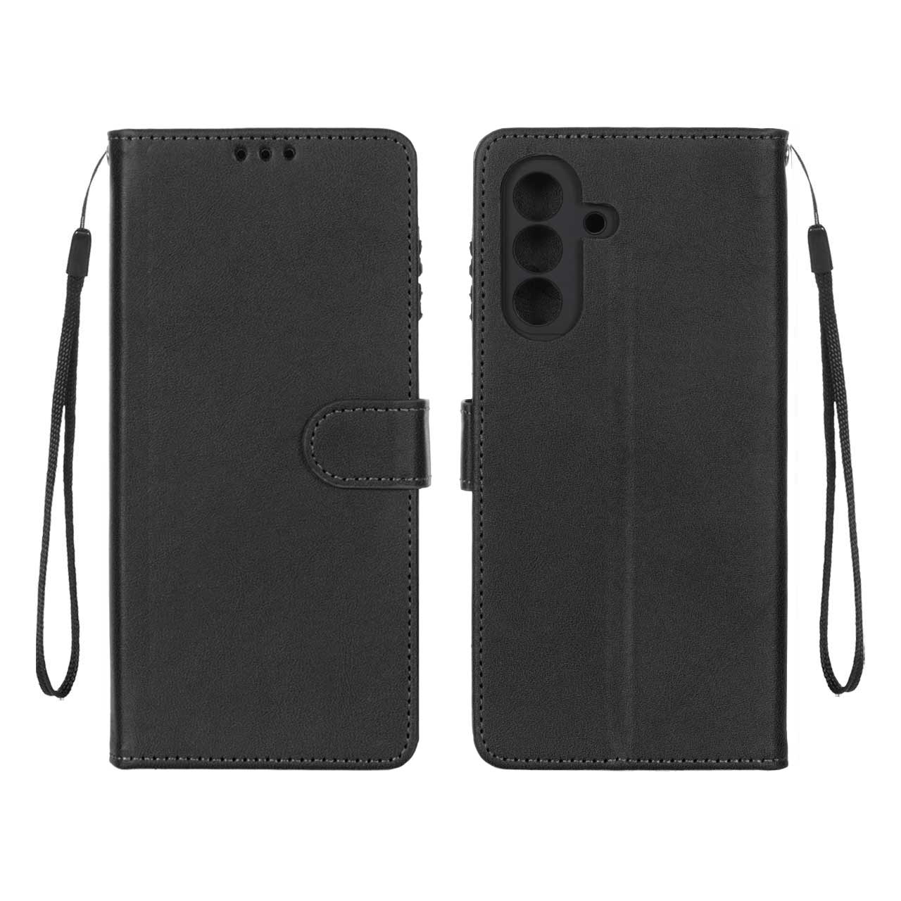 1525910 کیف موبایل مگنتی درجه یک MNC مدل Samsung Galaxy A17 - مشکی - تصویر 1