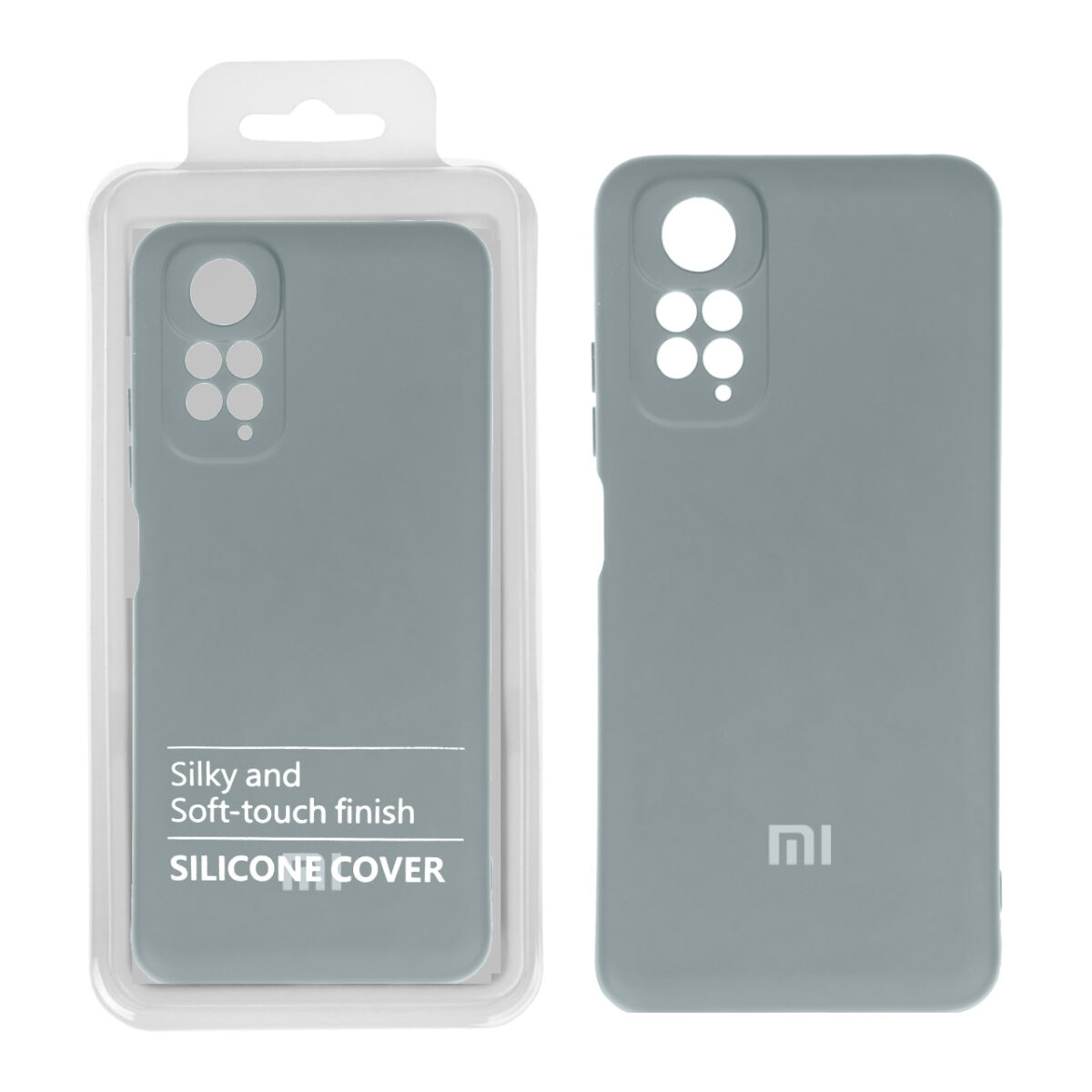 قاب نیو سیلیکون محافظ لنزدار Xiaomi Redmi Note 11 4G / Redmi Note 11S - RFF - آبی فیلی (پک دار) - تصویر 1