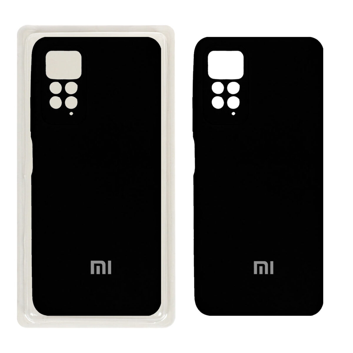 قاب سیلیکونی پاک کنی محافظ لنزدار اورجینال Xiaomi Redmi Note 11 Pro-4G/ Redmi Note 11 Pro-5G/ Redmi Note 11E Pro - مشکی (پک اصلی) - تصویر 1