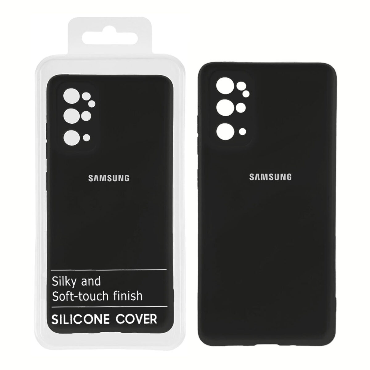قاب نیو سیلیکون محافظ لنزدار Samsung S20 Plus -RFF - مشکی کد 9 (پک دار) - تصویر 1