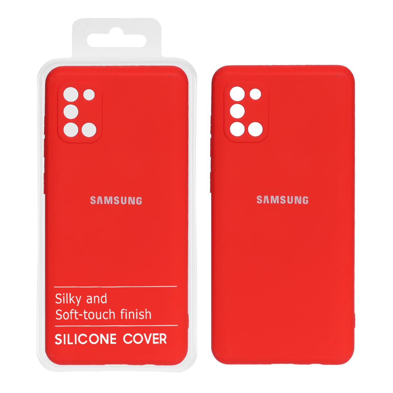 953280 قاب نیو سیلیکون محافظ لنزدار Samsung A31 - RFF - آلبالویی (پک دار) - تصویر 1