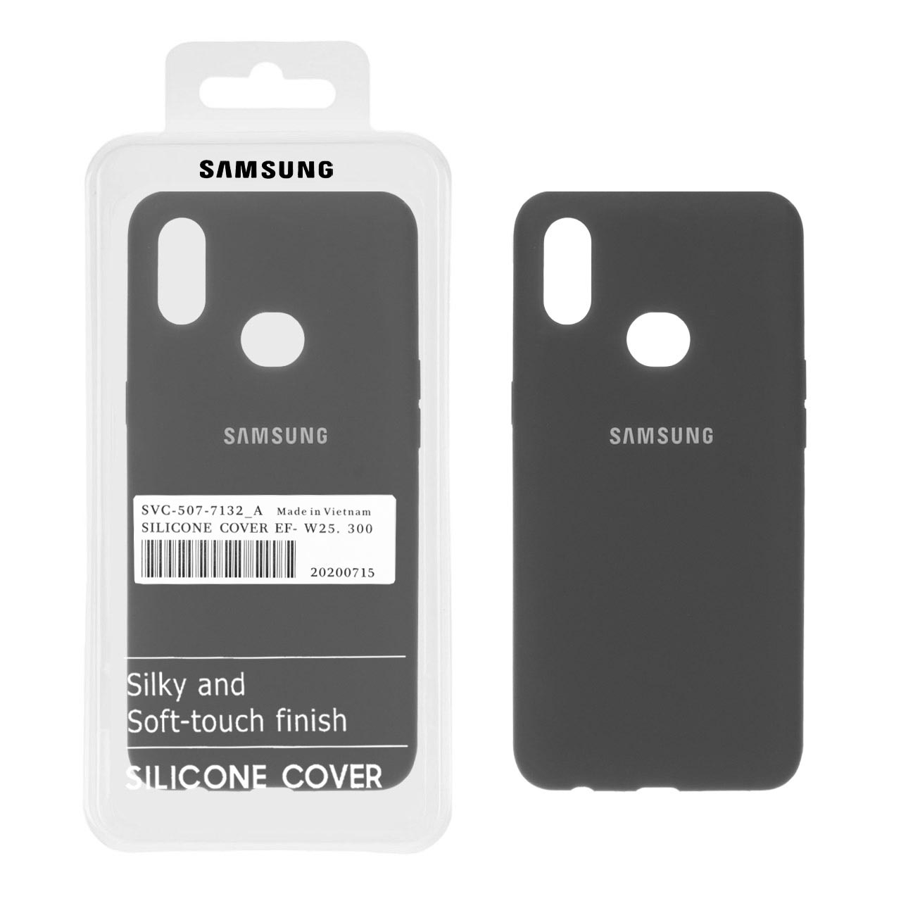 1032668 قاب سیلیکونی پاک کنی اورجینال درجه یک Samsung Galaxy A10s - خاکستری (پک دار) - تصویر 1