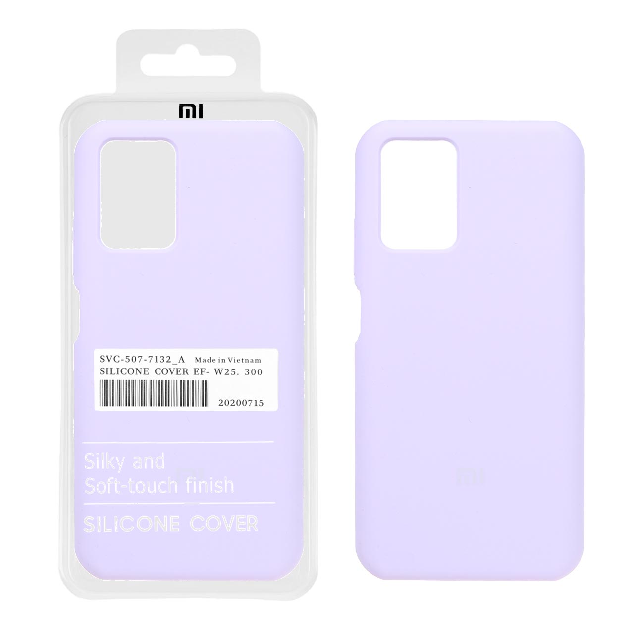 1042978 قاب سیلیکونی پاک کنی اورجینال درجه یک Xiaomi Redmi Note 10 4G / Redmi Note 10S / Poco M5S - یاسی (پک دار) - تصویر 1