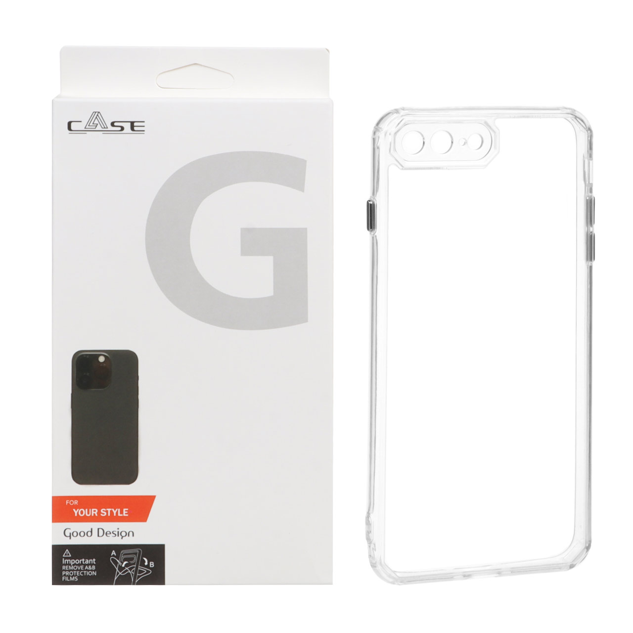 1111104 قاب پشت سخت G Case شفاف Apple iPhone 6 Plus / iPhone 6s Plus (پک دار) - تصویر 1