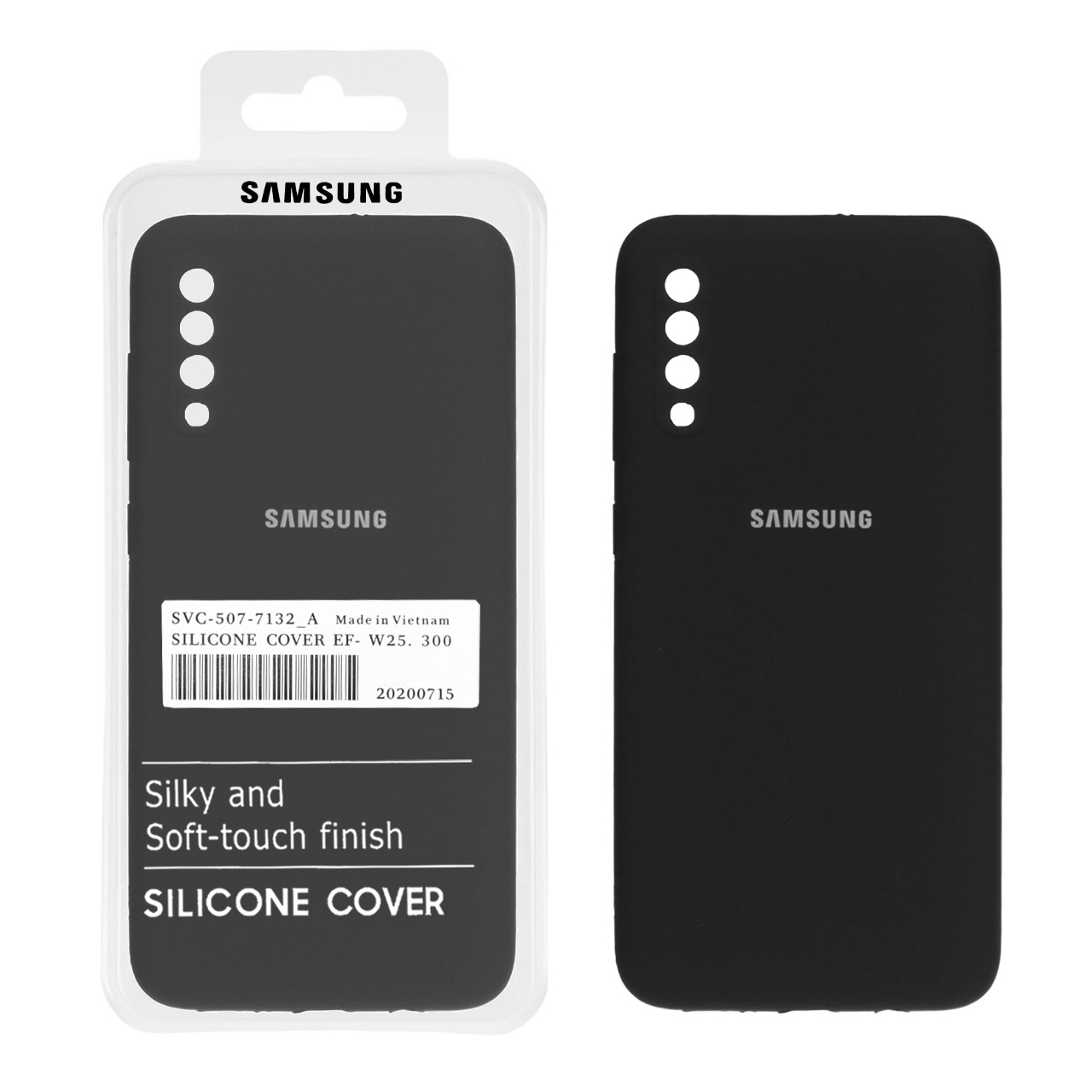 1114446 قاب سیلیکونی پاک کنی اورجینال درجه یک Samsung Galaxy A70 / A70s - مشکی (پک اصلی) - تصویر 1