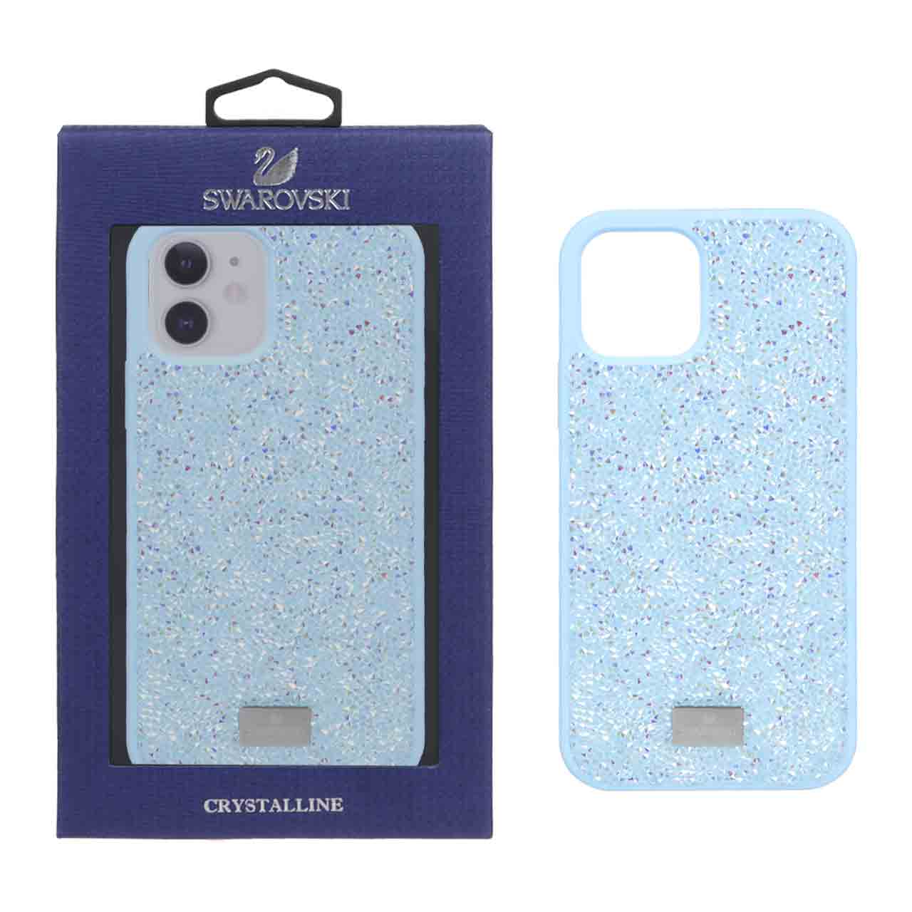 1129106 قاب Original Swarovski مدل Apple iPhone 12 / iPhone 12 Pro - آبی (پک دار) - تصویر 1