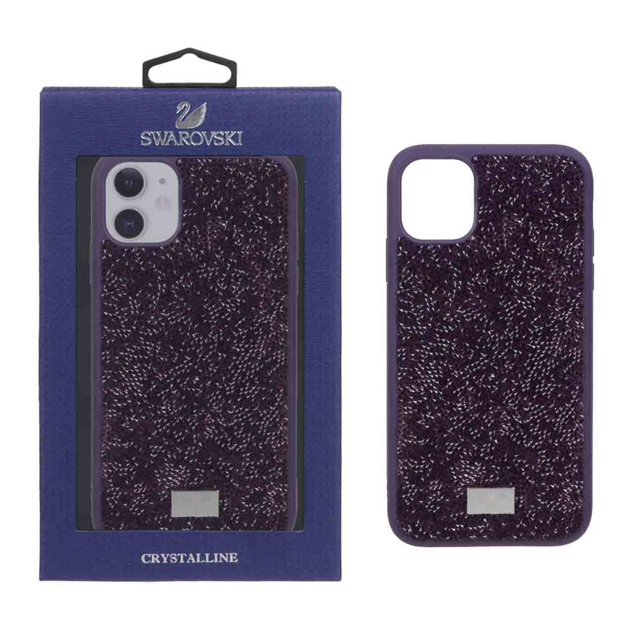 1129134 قاب Original Swarovski مدل Apple iPhone 11 - بادمجانی (پک دار) - تصویر 1