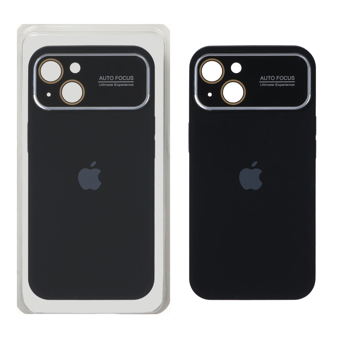 1142276 قاب سیلیکونی اورجینال Auto Focus محافظ لنز شیشه ای Apple iPhone 13 / iPhone 14 - مشکی کد 1 - تصویر 1