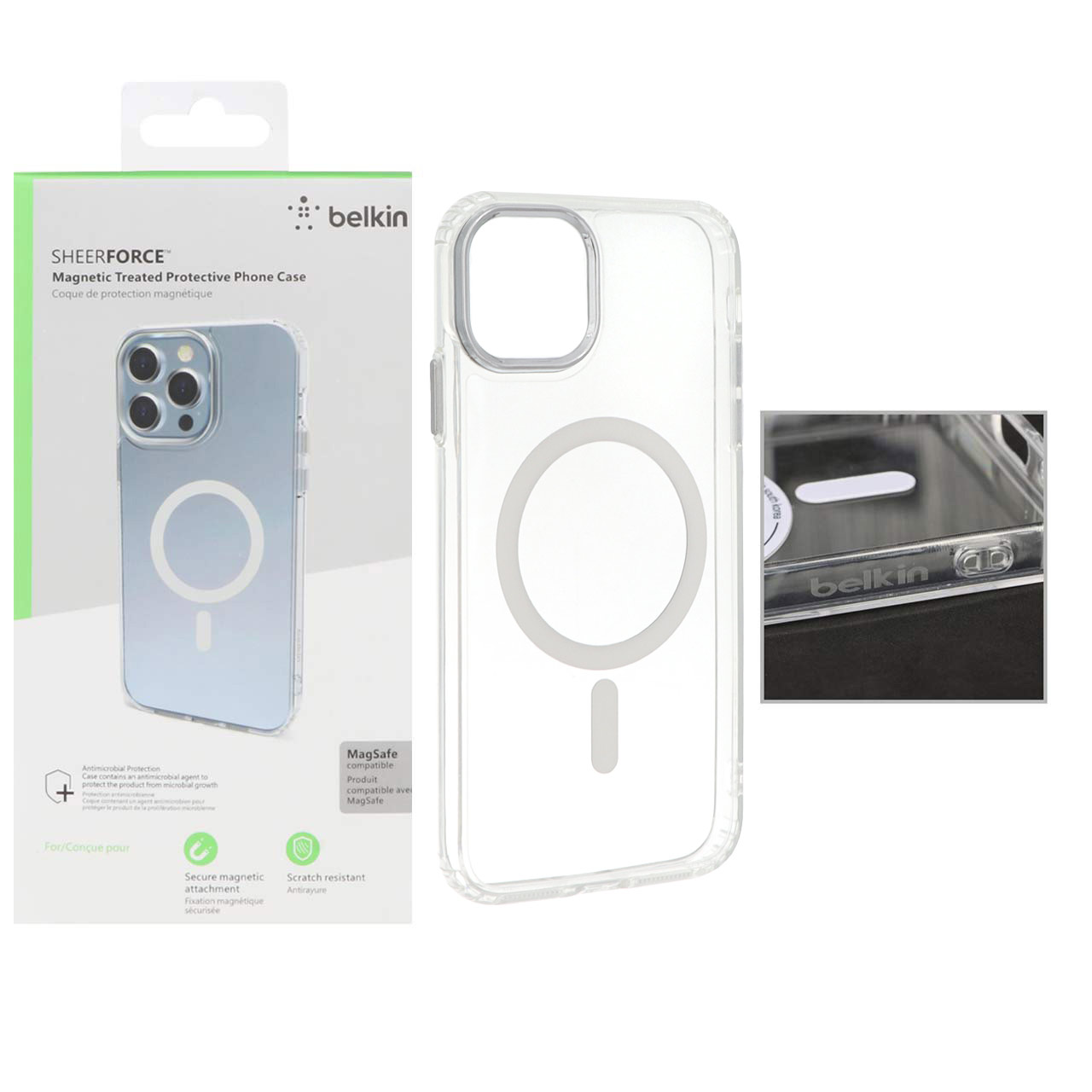 1152450 قاب belkin شفاف Magsafe مدل Apple iPhone 11 (پک دار) - تصویر 1