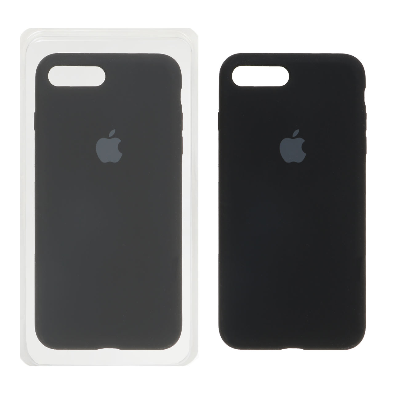 1180008 قاب سیلیکونی پاک کنی اورجینال Apple iPhone 7 Plus / iPhone 8 Plus - مشکی (پک اصلی) - تصویر 1