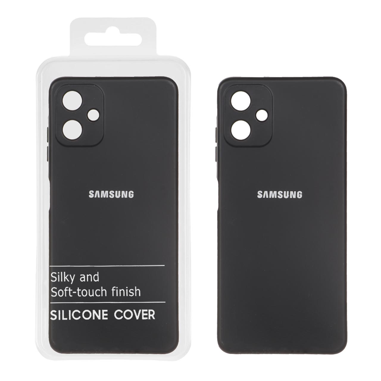 1183108 قاب نیو سیلیکون محافظ لنزدار Samsung Galaxy A06 - RFF - مشکی (پک دار) - تصویر 1