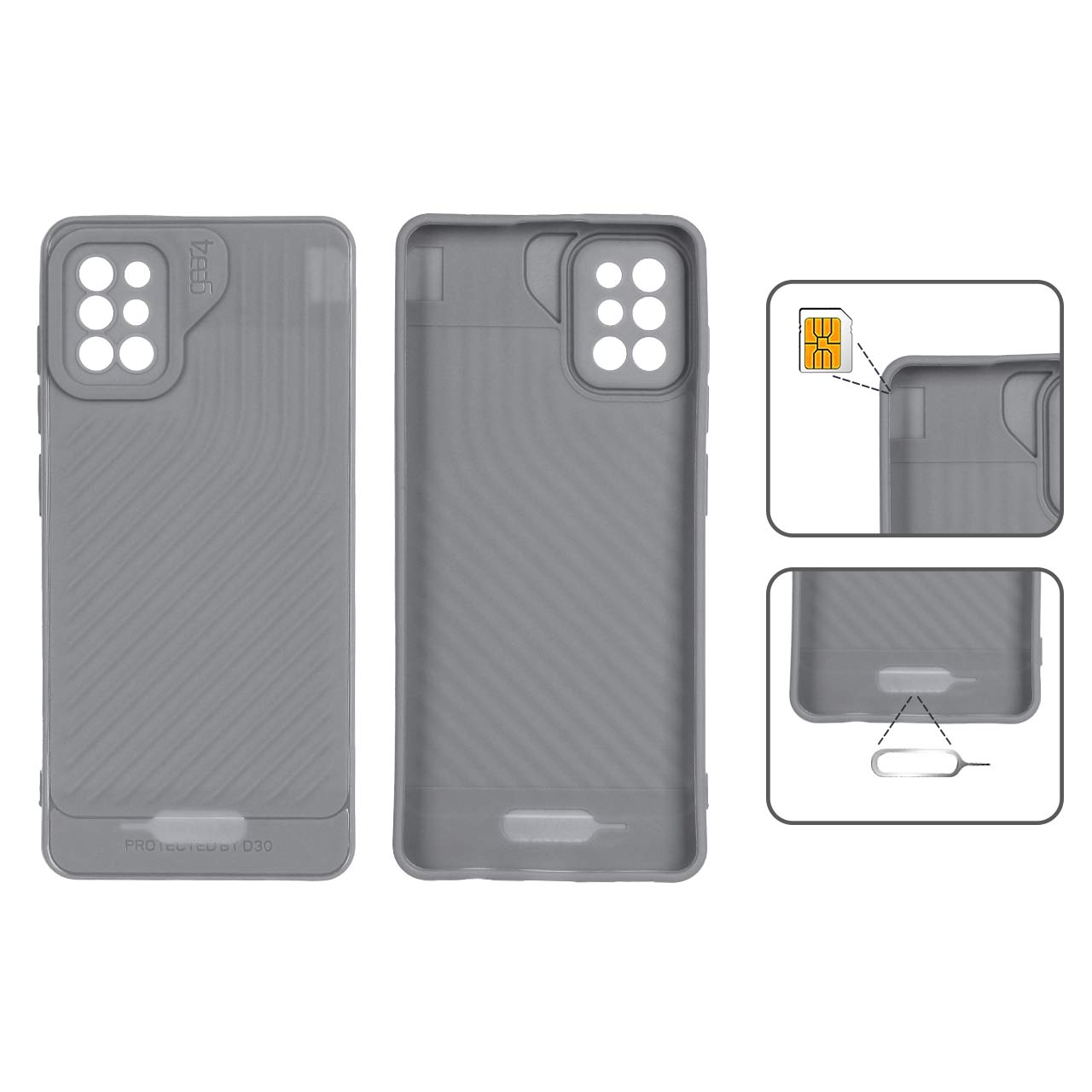 1186486 قاب Gear4 کبریتی Samsung Galaxy A31 - طوسی - تصویر 1