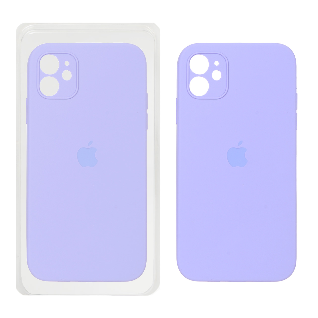 1188042 قاب سیلیکونی پاک کنی محافظ لنزدار اورجینال Apple iPhone 11 - یاسی (پک اصلی) - تصویر 1